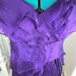 Adrianna Papell Occasions long gown in purple, size 8.